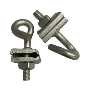 Direct from Factory Q Type Galvanized Steel Aerial Drop Cable Clamp
