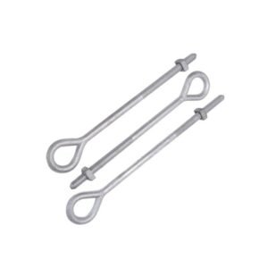 Direct from Factory Hot Dip Galvanized Forged Oval Eye Bolt for US Power Grid
