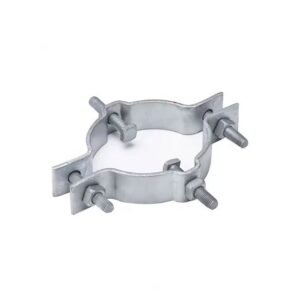 Direct from Factory Hot Dip Galvanized Steel 2C Pole Clamp Electric Fittings