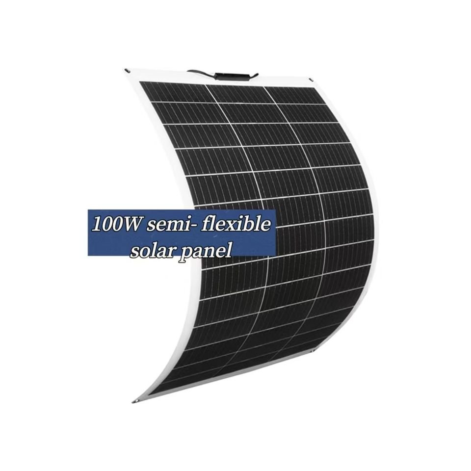 Direct From Factory Germany Market Hot Selling Flexible Solar Panel 100W 120w 18v Solar Module Plate Technology RV Boat Module Roof Balcony Use