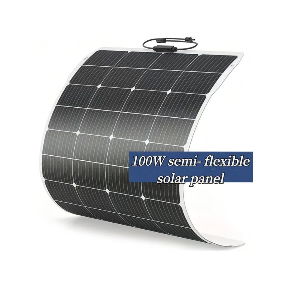 Direct From Factory 200 Watt 100w Mono Cells Cutting-Edge Flexible Solar Panels for Motorhomes and Caravans Off-Grid Applications