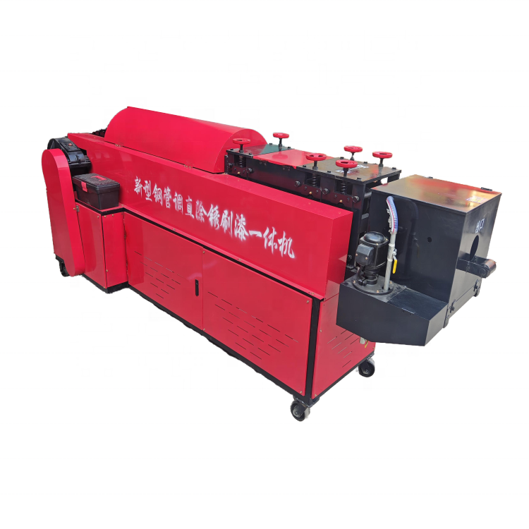 Direct From Factory Small Investment and Hyperbolic Steel Pipe Scaffolding Straightener Rust Remover Scaffolding Pipe Straightening