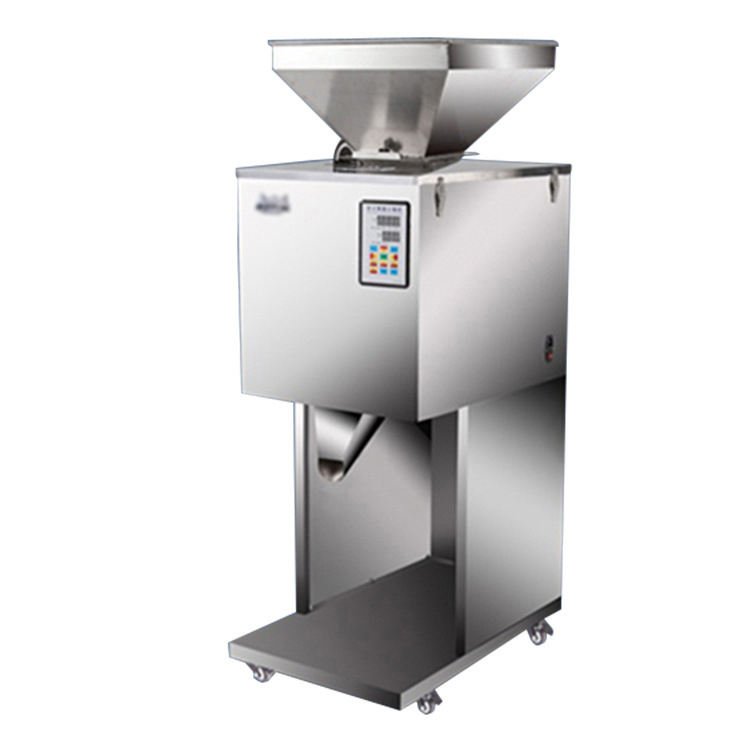 Direct From Factory Semi Automatic Rice Nuts Grain Seeds Coffee Beans Lentil Fertilizer Granule Net Weight Dispensing Filling Packing Machine