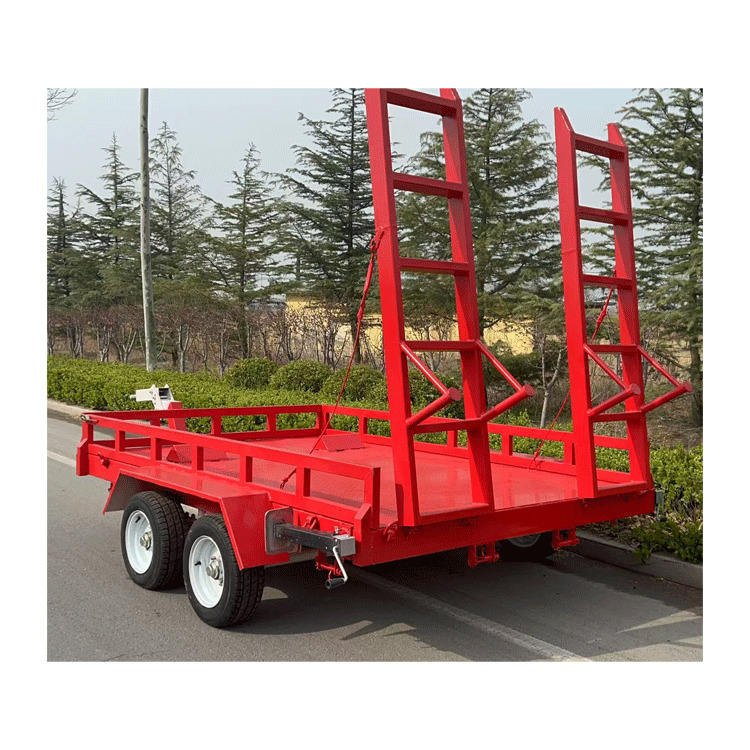 Direct From Factory 20 Foot 40 Ton Container Flatbed Truck Trailer 2 & 3 Axles Semi-Trailer at Low Price