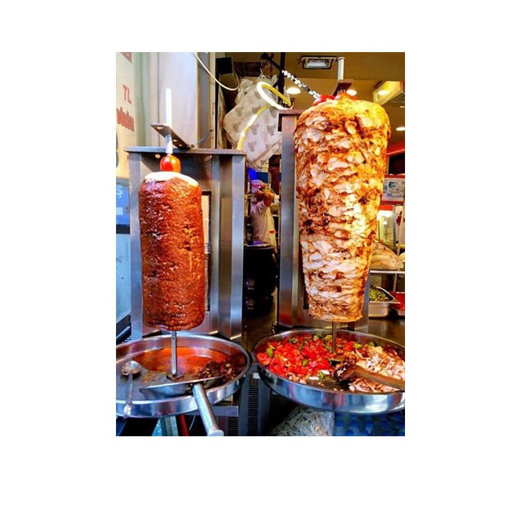 Direct From Factory Stainless Steel Shawarma Bread Making Machine  Gas Shawarma Chicken Machine