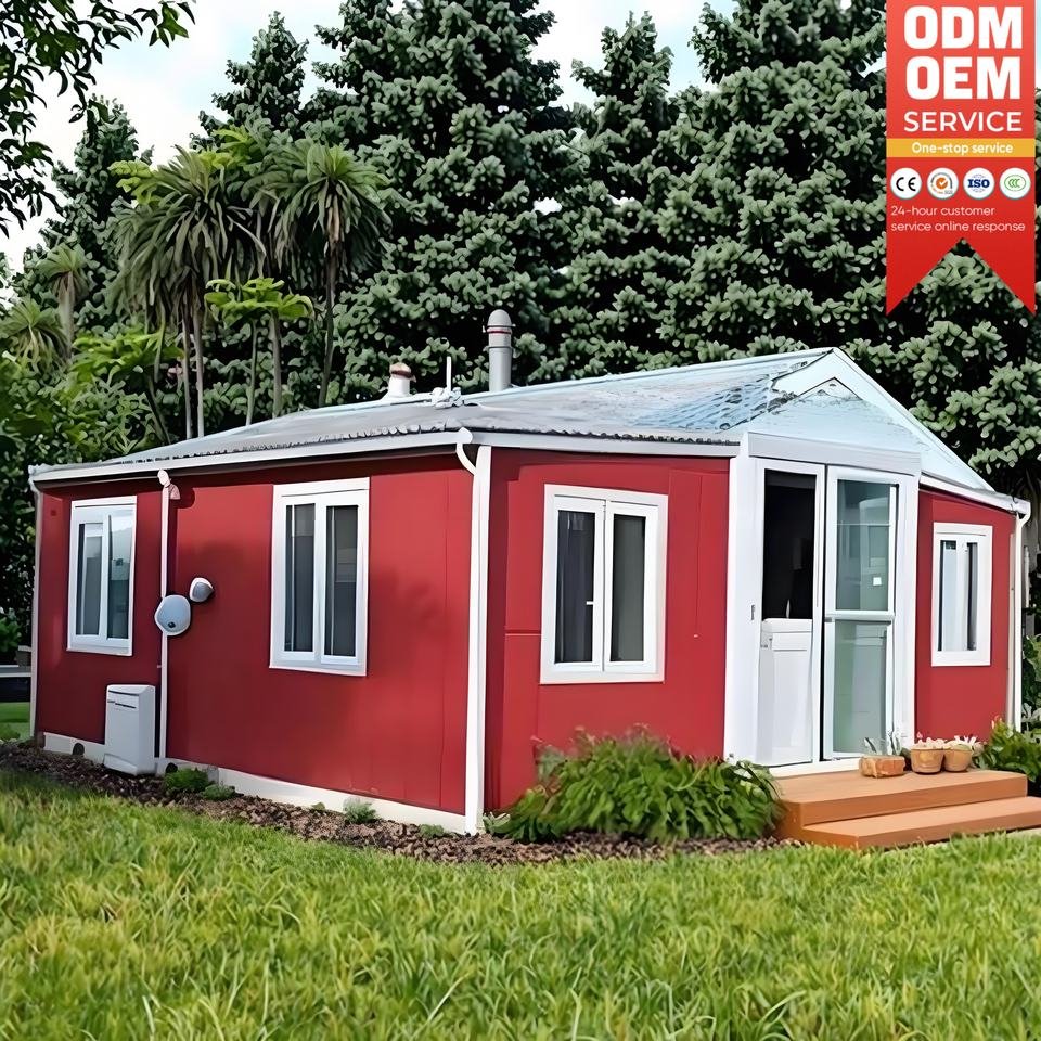 Direct From Factory 2 Story Portable Expandable Prefab House Tiny Homes to Live in for Adults Mini   Expandable Container House Mobile