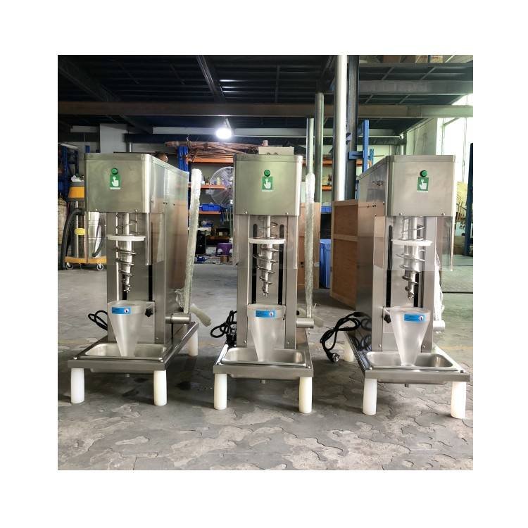 Direct From Factory World Famous Commercial  Screw Mixer Ice Cream Ice Cream Mixer Freezer Top Yogurt Fruit Ice Cream Mixer