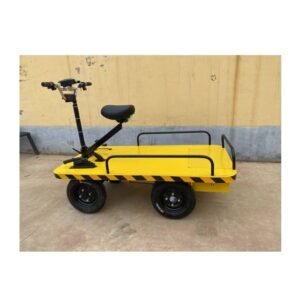 Direct From Factory Electric Cargo Tricycle for Adults Platform Truck With Seat 4 Wheel Battery Trolley 1 Ton Electric Cargo Flat Transporter