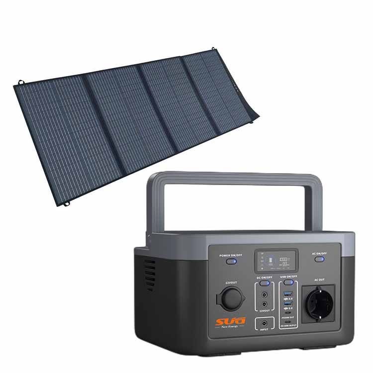 Direct From Factory Lifepo4 500W 1500W 3000W Portable Power Station for Camping 300W Solar Panels with MPPT Controller for Outdoor Adventures