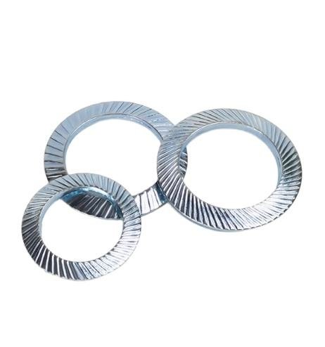 Direct From Factory Lock Washer Galvanized Double-sided Tooth Locking Washer Self-locking Gasket Anti-loosening and Anti-slip Gasket DIN9250 M3- M36