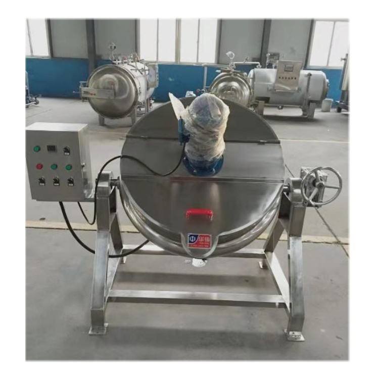 Direct From Factory Electric Jacketed Cooking Pot Commercial Stirring Cooking Pots Fruit Jam Making Machine for Food