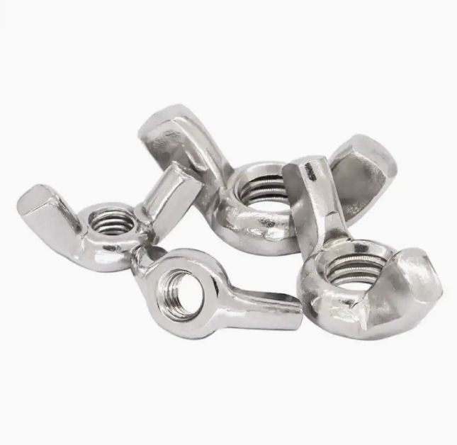 Direct From Factory Metal Brass Flange Wing Lock Bolt Screw Butterfly Nut