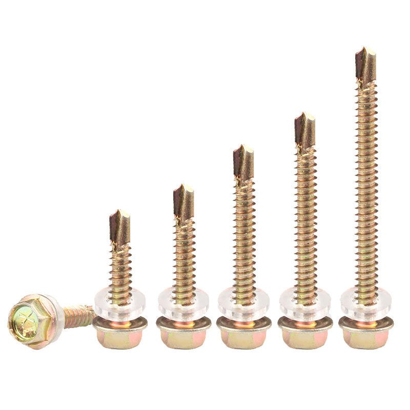 Direct From Factory High Strength Zinc Plated Hexagonal Flange Wood Screws Black Finish Self Tapping Self Drilling Steel Drywall Screw Manufacturer