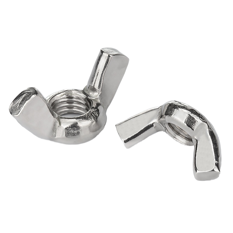 Direct From Factory Customized  M5 M6 M8 M10 M12 M16 Ordinary Carbon Steel DIN315 butterfly Nut