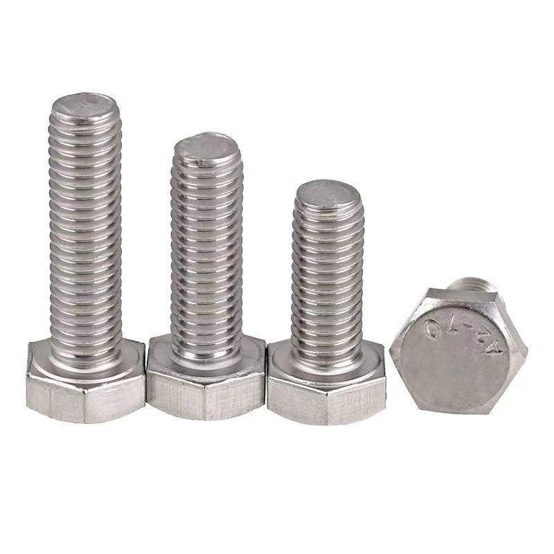 Direct From Factory DIN933 DIN931 Carbon Steel 4.8/8.8 Grade Hex Head Bolts HEX BOLTS