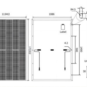 Direct From Factory High Efficiency Solar All Black 400W 405W 410W  Solar Panels  Half Cell PV Panels Bifacial Solar Panel