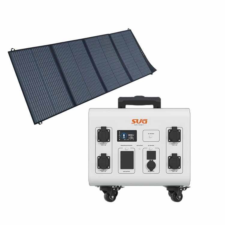 Direct From Factory Hot Sale 3000W Power Station 3 Kva Solar Battery Generator1500w 220v Electric Solar Portable Generators  300w for Solar Panel