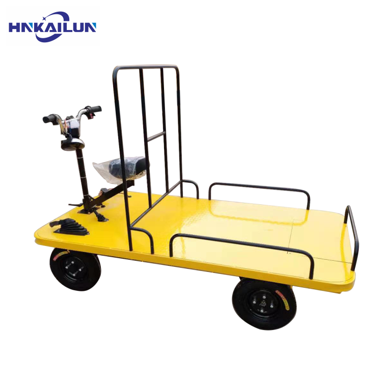 Direct From Factory New 4-Wheel Steel Electric Transport Cart Warehouse Trolley Platform Electric Tricycles Van for Restaurant Industries