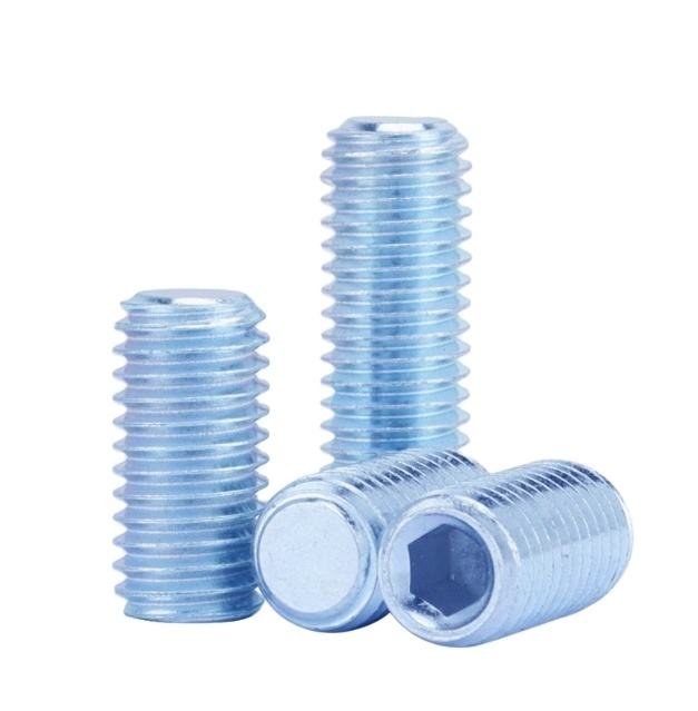 Direct From Factory Galvanized Flat-ended Locking Screws, Convex-ended Machine Screws, Concave-ended No-head Screws, Pointed-ended Internal