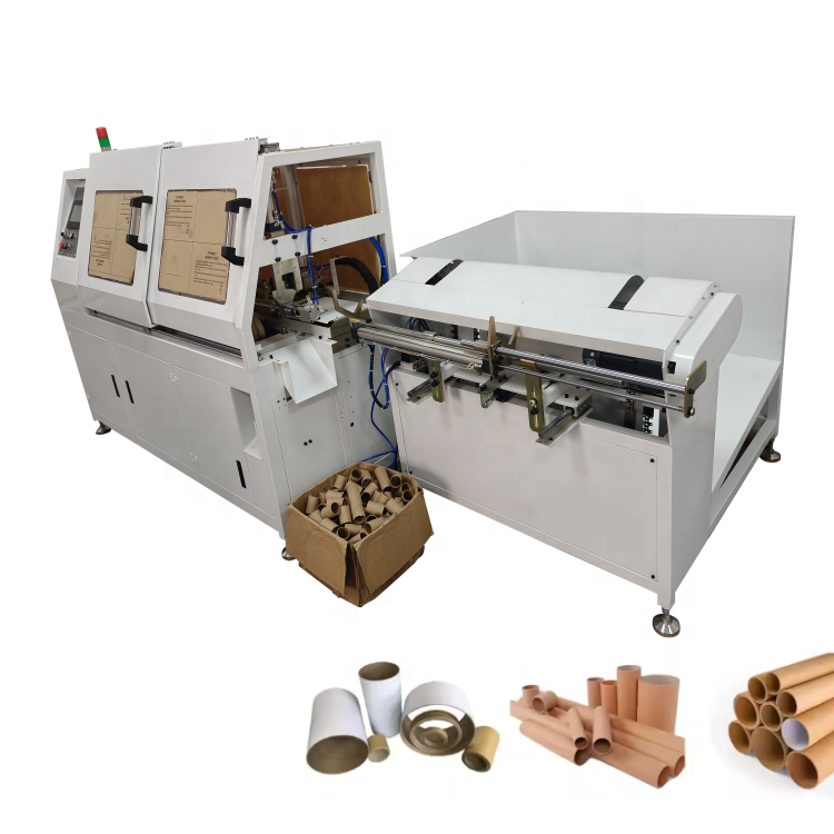Direct From Factory High-precision Paper Tube Cutting Machine Automatic Clamping and Cutting Can Cut Multi-layer Composite Paper Tubes