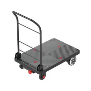 Direct From Factory Electric Platform Cargo Transfer Trolley Carts Motorized Flatbed Handcart for Goods Transport