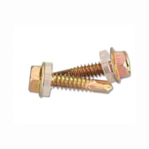 Din 7504k Self-Drilling Hex Roofing Screws with Rubber Washer for DIY Home Improvement Projects From Factory Hebei China
