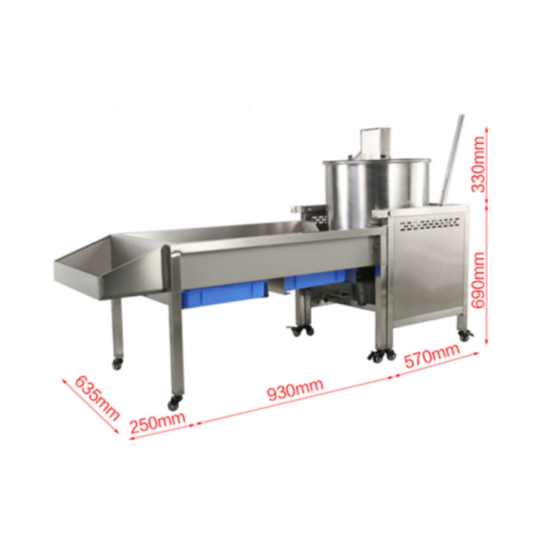 Direct From Factory Industrial Gourmet Popcorn Making Machine Commercial Automatic Gas Popcorn Machine with Trolley