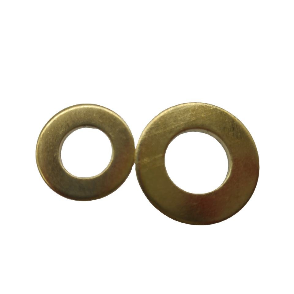 Direct From Factory Customizable DIN125 Flat Washers Large Zinc Carbon Steel Plain Galvanized Fastener Flash Plate Washer SS314 SS316 