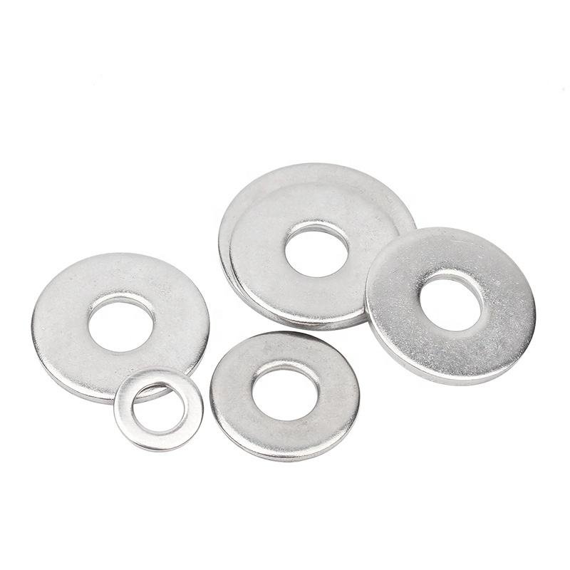 Direct From Factory Din 125  304 Stainless Steel Gasket, Circular Enlarged and Thickened Metal Screw, Flat Washer, Ultra-thin Spacer, M1 - M30