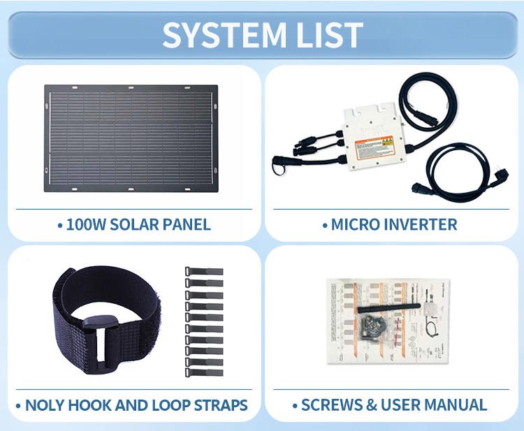 Direct From Factory Solar Kit Balcony Plug and Play Set Home Balcony Solar Kit System 300w 600w House Solar Panel Kit