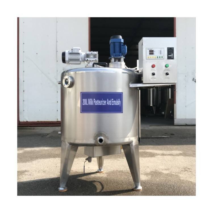 Direct From Factory Homogenizer and Pasteurizer for Milk Electric Heating Emulsifying Mixing tank for Milk Pasteurizing
