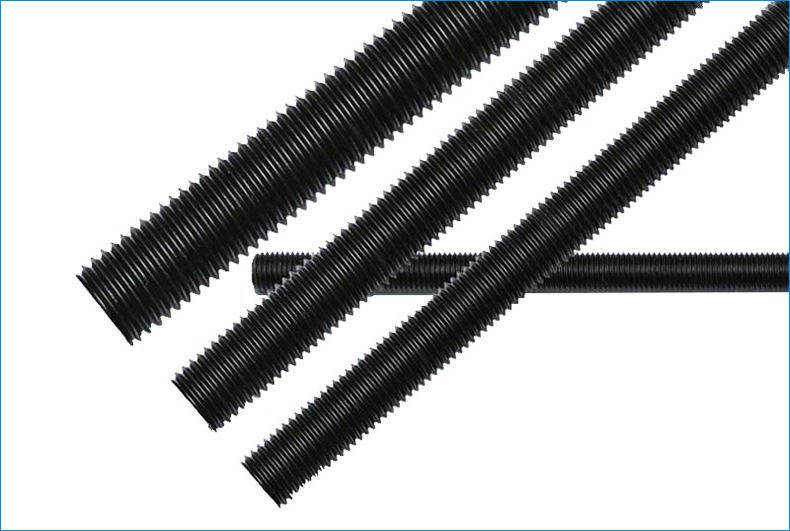 Direct From Factory 8.8-12.9 Threaded Rod Carbon Steel with Zinc Finish Home Furnishing  Metric Measurement System Stud Black Oxide
