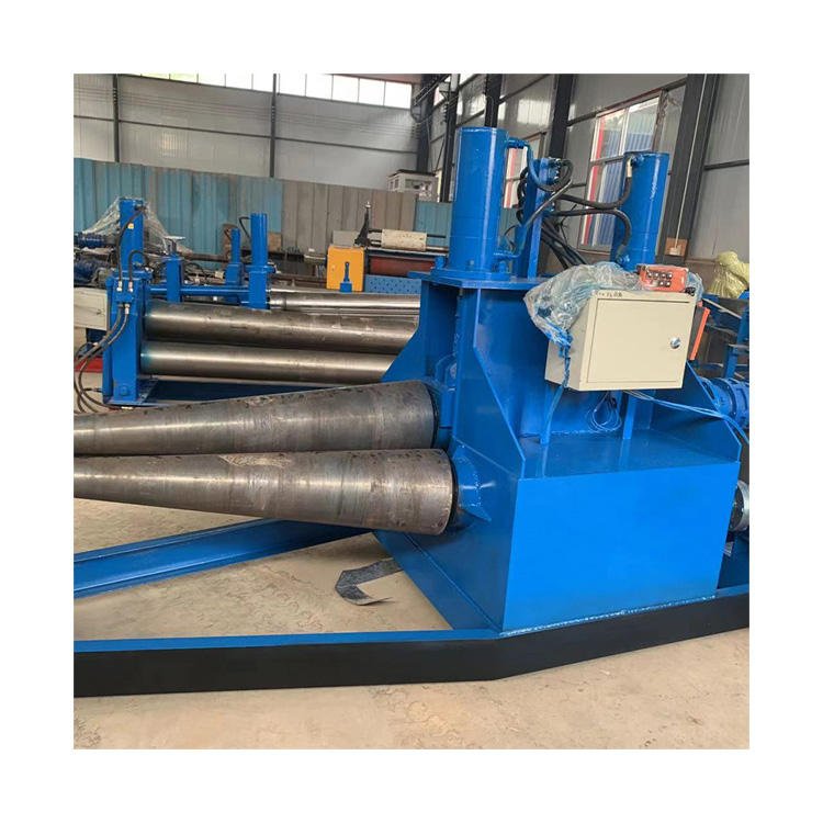 Direct From Factory Cone Rolling Machine Sheet Metal Steel Plate Bending Roller Cone Cnc Hydraulic Rolling Machine for Pre Rolled Cone