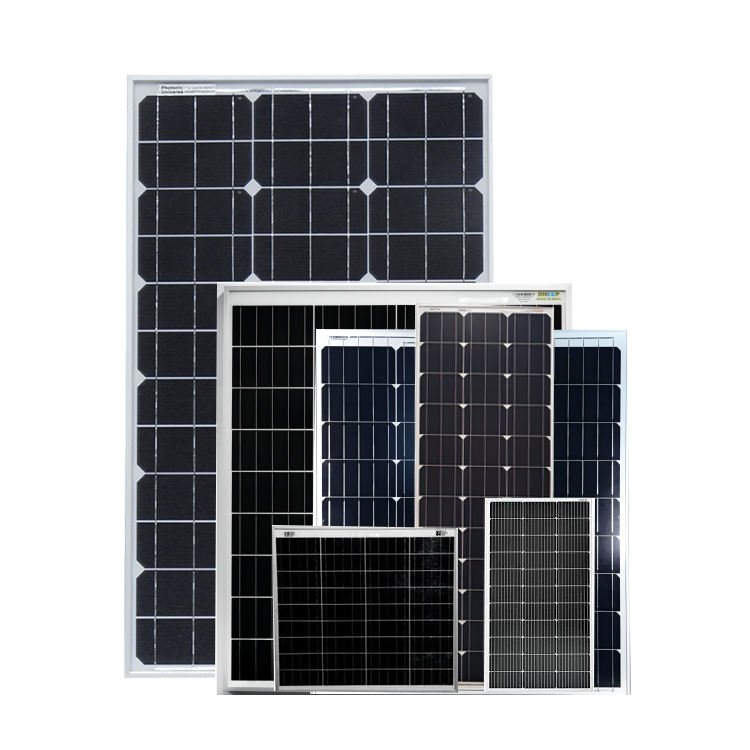 Direct From Factory Customized Solar Energy Panels 250 Watts 200w 180w 150w 120w  High Efficient Mono Photovoltaic 240W 250W 260W Black Solar Panels