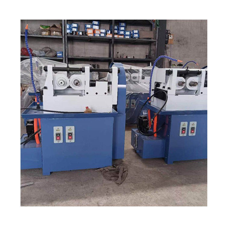 Direct From Factory High Speed CNC Hydraulic System Round bar Wire Thread Rolling Machine Make Anchor Bolts Machinery Screw Manufacturing Machine