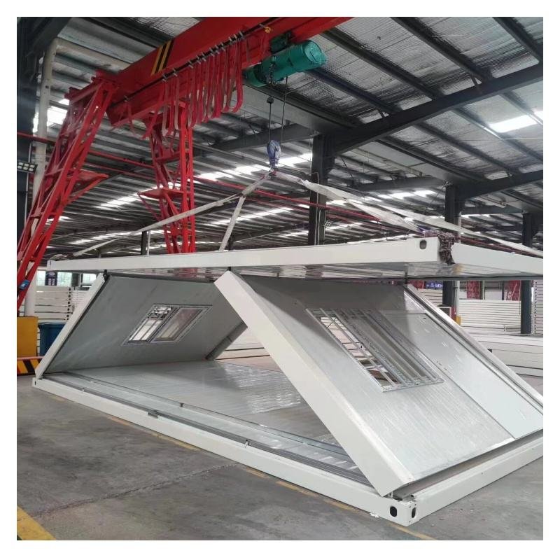 Direct From Factory 20ft Steel Foldable Container House Prefab Manufactured Home for Outdoor Office or Hotel Use