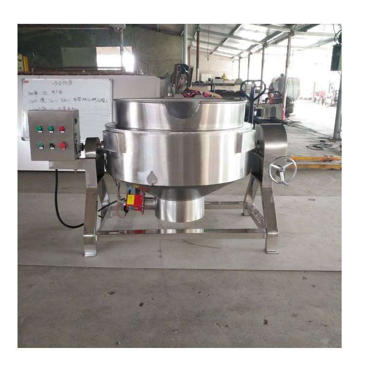 Direct From Factory Food Mixer Heated/steam Jacketed Kettle Electrical Heating 100 Liter Cooking Pots Double Jacketed Kettle Cooking Pot
