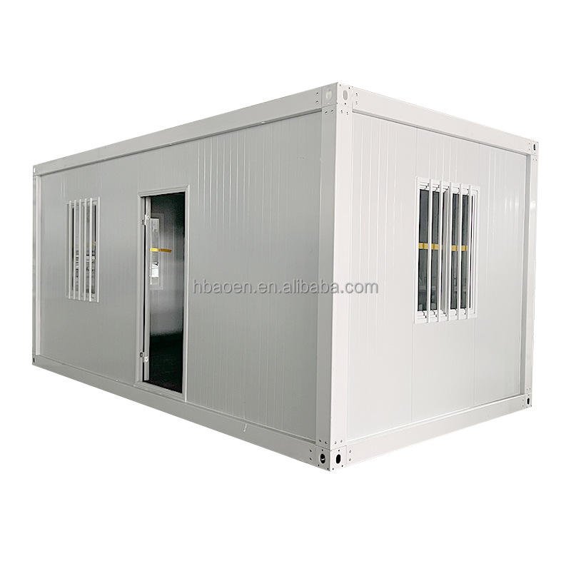 Direct From Factory Easy-to-Install 20FT  Folding Steel Container Z- Type Container Houses Bedroom for Construction Site for Shop Sandwich Panel