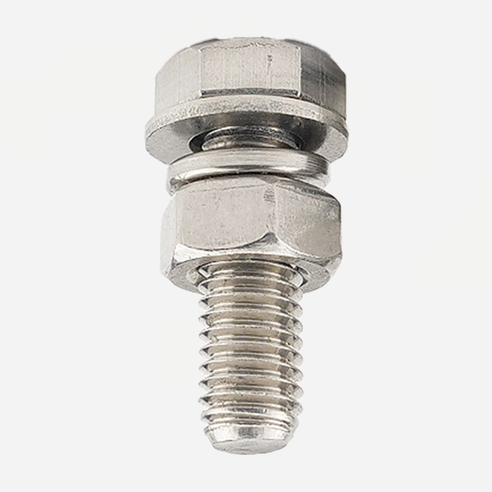 DIN933 Standard 304 Stainless Steel Full Thread Hexagon Bolts M2-M10 Grade A2 Carbon Steel Fine Metric 200mm Length M4 Size From Factory Hebei China