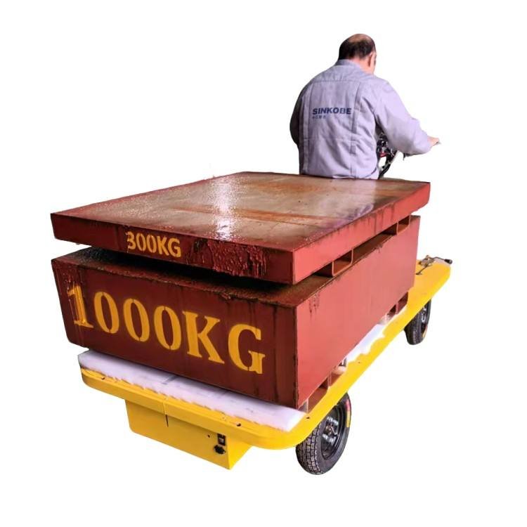 Direct From Factory New Selling 800kg Electric Platform Cargo Transport Electric Flat Car Warehouse Transfer Push Cart
