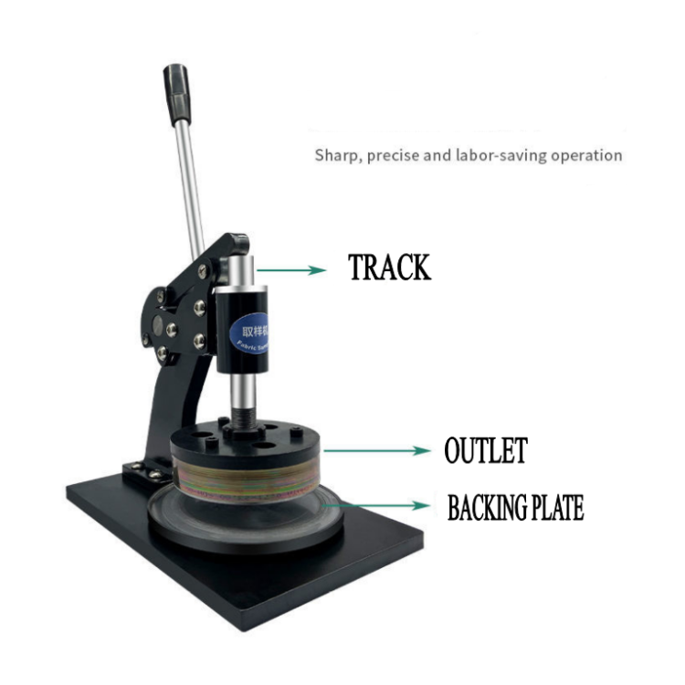 Direct From Factory Paper Sample Cutting Machine Circle Electric Cutter for Fabrics Electric Fabric Circle Cutter