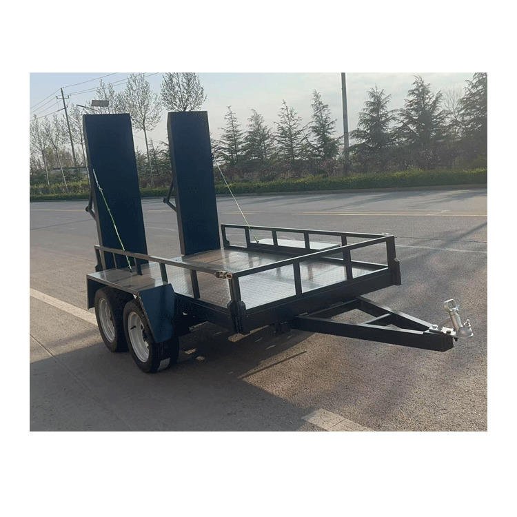 Direct From Factory 60ton Flatbed Trailer Tri Axle 3-axle 40ft Container Trailer Flatbed 40ft Platform Container Semi Trailer