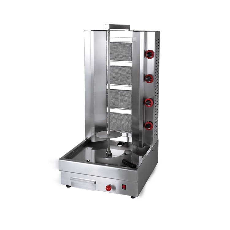 Direct From Factory New Arrival Gas LPG 3 Burners Doner Kebab/Shawarma Machine