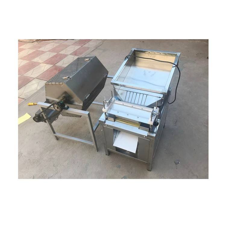 Direct From Factory 200kg/h Boiled Egg Shell Breaker Crusher Low Noise High Clean Quail Egg Shelling Machine for Sale