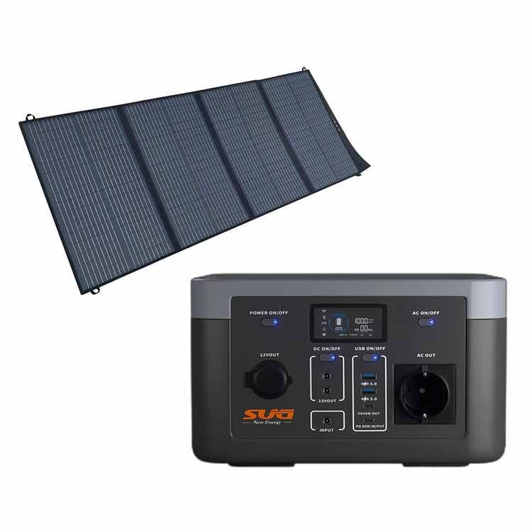 Direct From Factory Handybrite 1500W Lithium Lifepo4 Solar Generator for Campers RVs 3000W Portable Power Station AC Charge Battery MPPT Controller