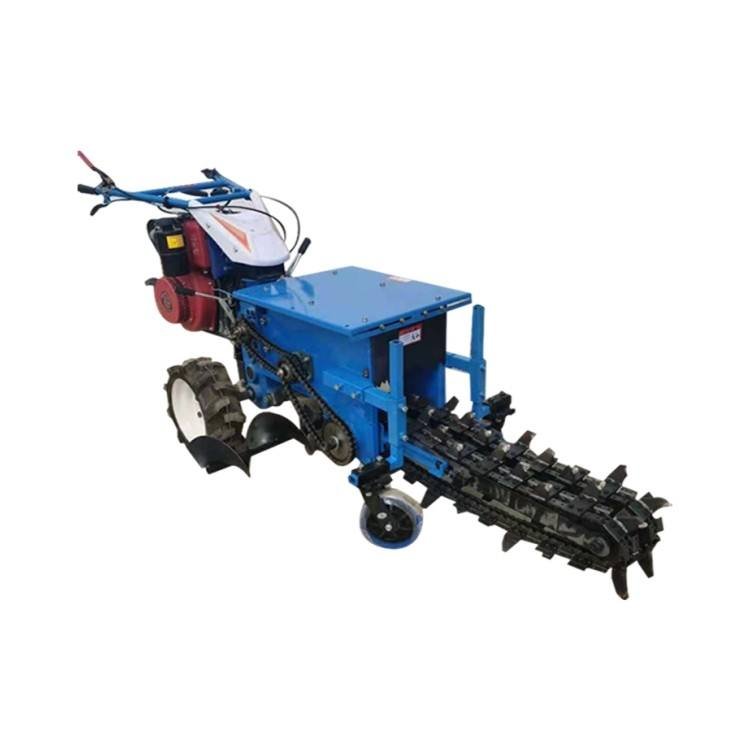 Direct From Factory Engine Small Hand Push Trencher Agriculture Trenching Machine