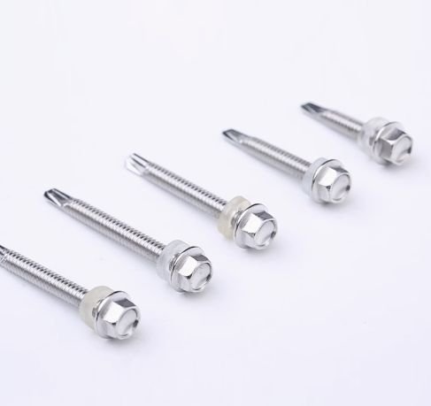 Direct From Factory ISO Standard Stainless Steel External Hex Dovetail Self-Tapping Screws Zinc Plated Washer Head Essential for Tile Drilling