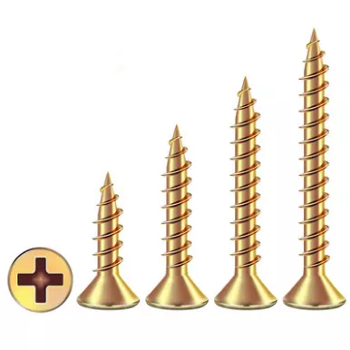 Direct From Factory Wholesale Steel Galvanized Cross Head Self Tapping Wood Screws Plain Finish