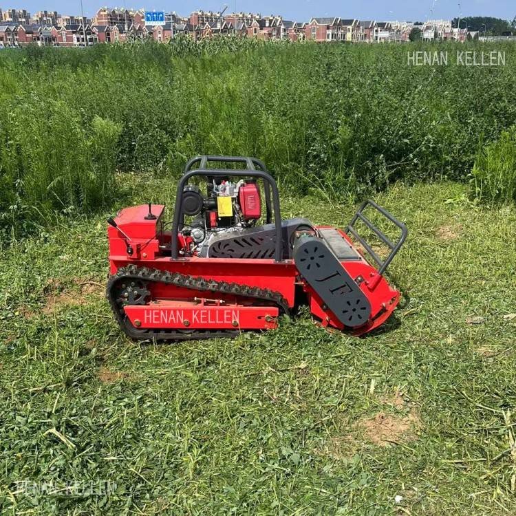 Direct From Factory 2024  Henan Kellen Machinery Remote Control Riding Portable Lawn Mower for  Garden Lawn Mower