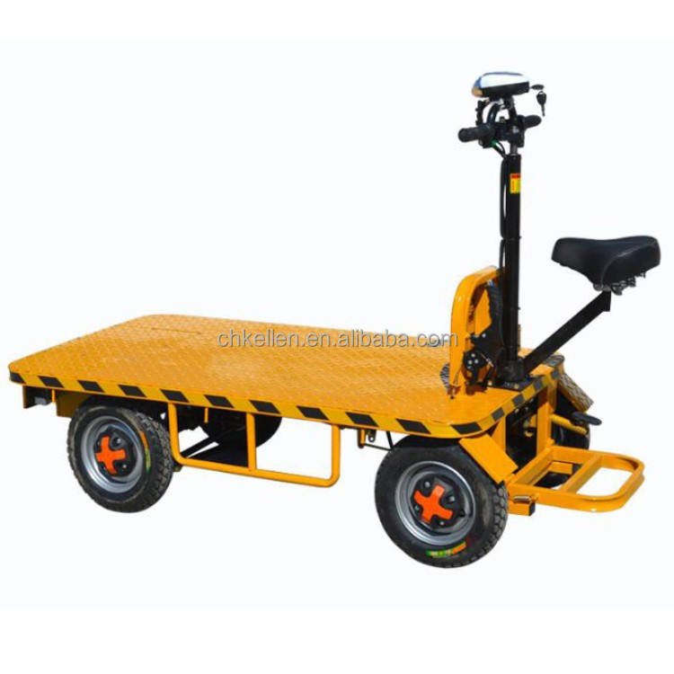 Direct From Factory Factory Outlet Cargo Transporter Trackless Electric Flat Car for Factory Transportation